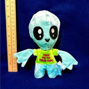 Bark Box Small ARF Alien Retriever Friend Plush Dog Toy